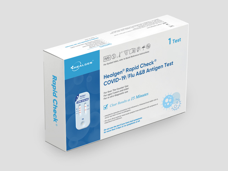 Healgen Rapid Check COVID-19/FLU A&B Antigen Test